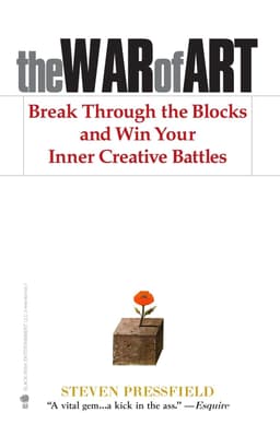 Book cover - The War of Art