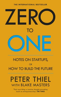 Book cover - Zero To One